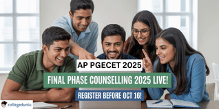 AP PGECET 2025 Final Phase Counselling Schedule Released; Registration Open till October 16